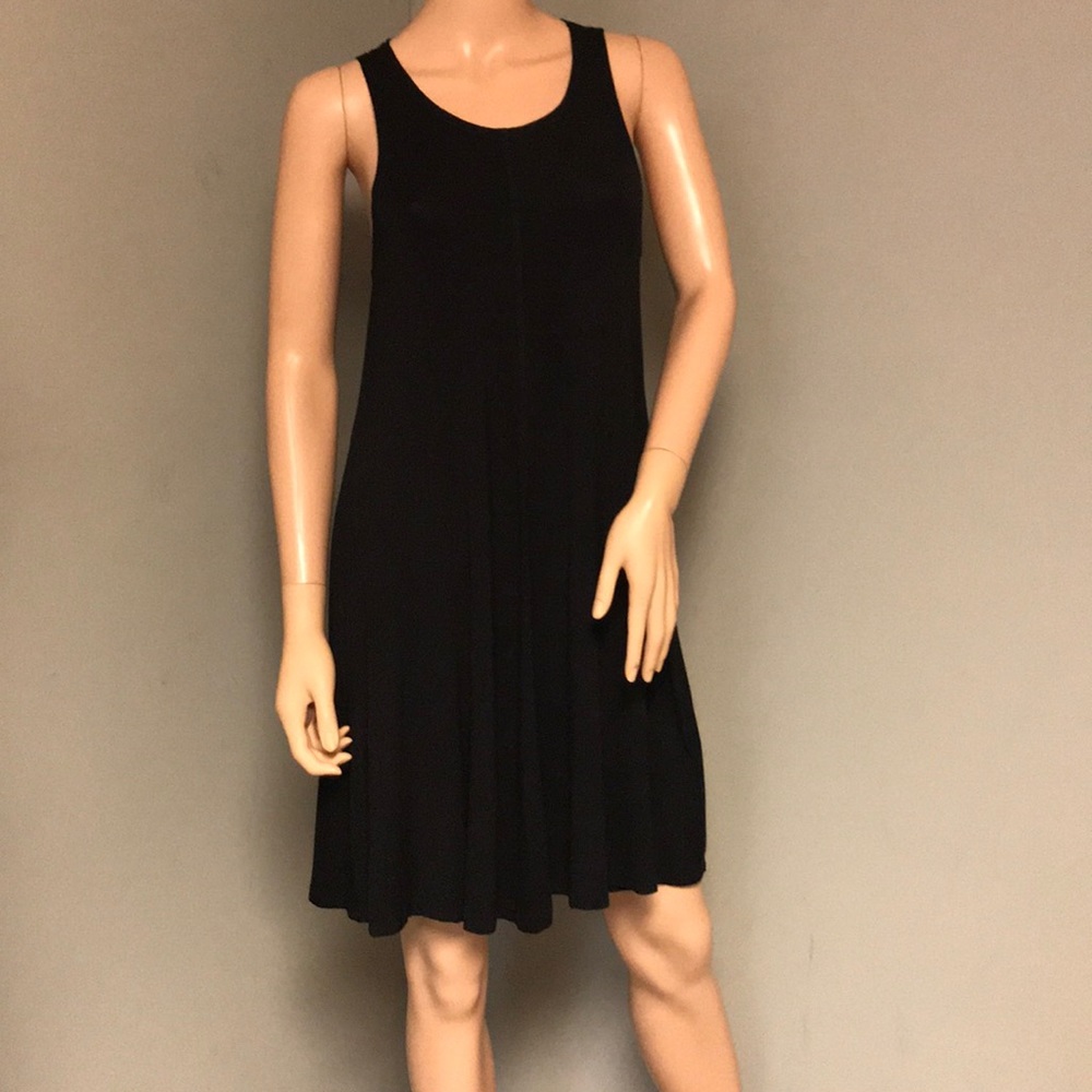 Women’s size small black tank dress. Above knee